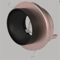 ALÜMİNYUM SPOT KASA ROSE+SİYAH 1