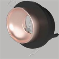 ALÜMİNYUM SPOT KASA SİYAH+ROSE 1