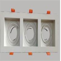 ALÜMİNYUM SPOT  KASA KARE 3 LÜ BEYAZ 1