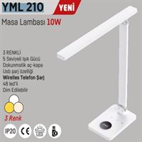 10W DOKUNMATİK MASA LAMBASI BEYAZ KASA 1