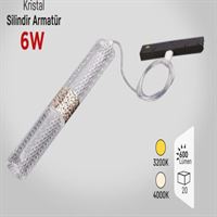 MAGNET SARKIT KRİSTAL/GOLD SİLİNDİR ARMATÜR 23CM 6 1