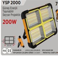 200 W SOLAR PROJEKTÖR TAŞINABİLİR 1