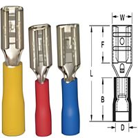 Dişi Faston Tipi İzoleli Kablo Uçları (ZEYBEK) 1
