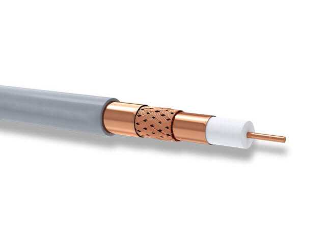 COAXIAL RG 6/U-6 Cu/Cu TRISHIELD Class A+ HFFR 1
