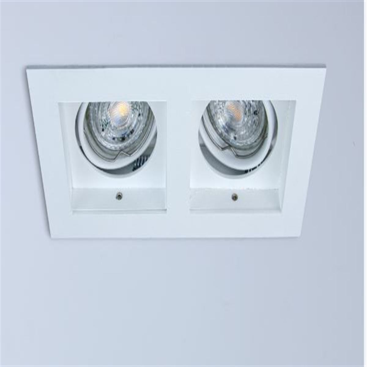 2X10W SIVA ALTI KARE DOWNLIGHT BEYAZ 3000K 1