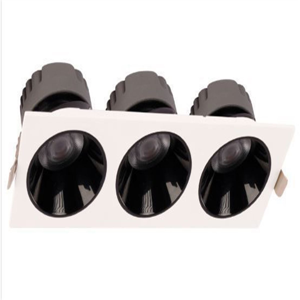 3X10W SIVA ALTI KARE DOWNLIGHT BEYAZ 3000K 1