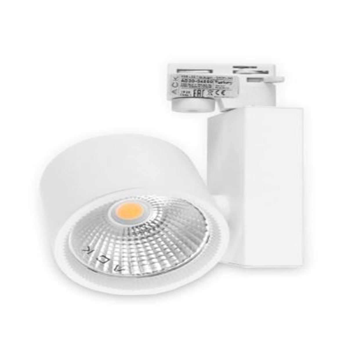 30W BEYAZ 4000K COB LED MONOFAZE RAY ARMATÜRÜ 1