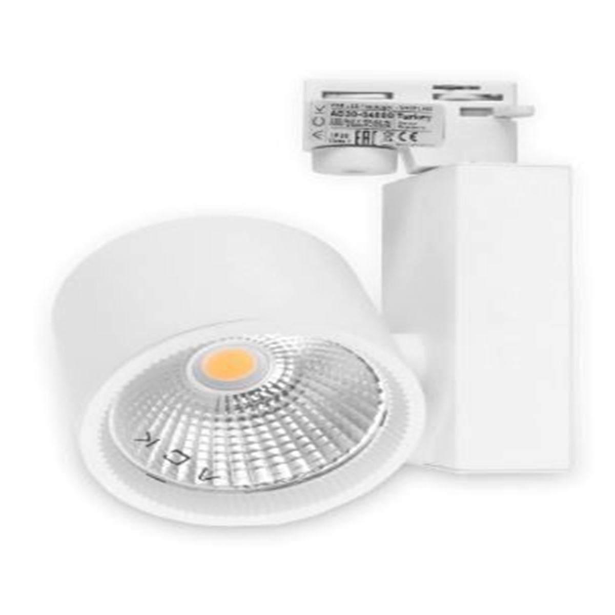 30W BEYAZ 3000K COB LED MONOFAZE RAY ARMATÜRÜ 1