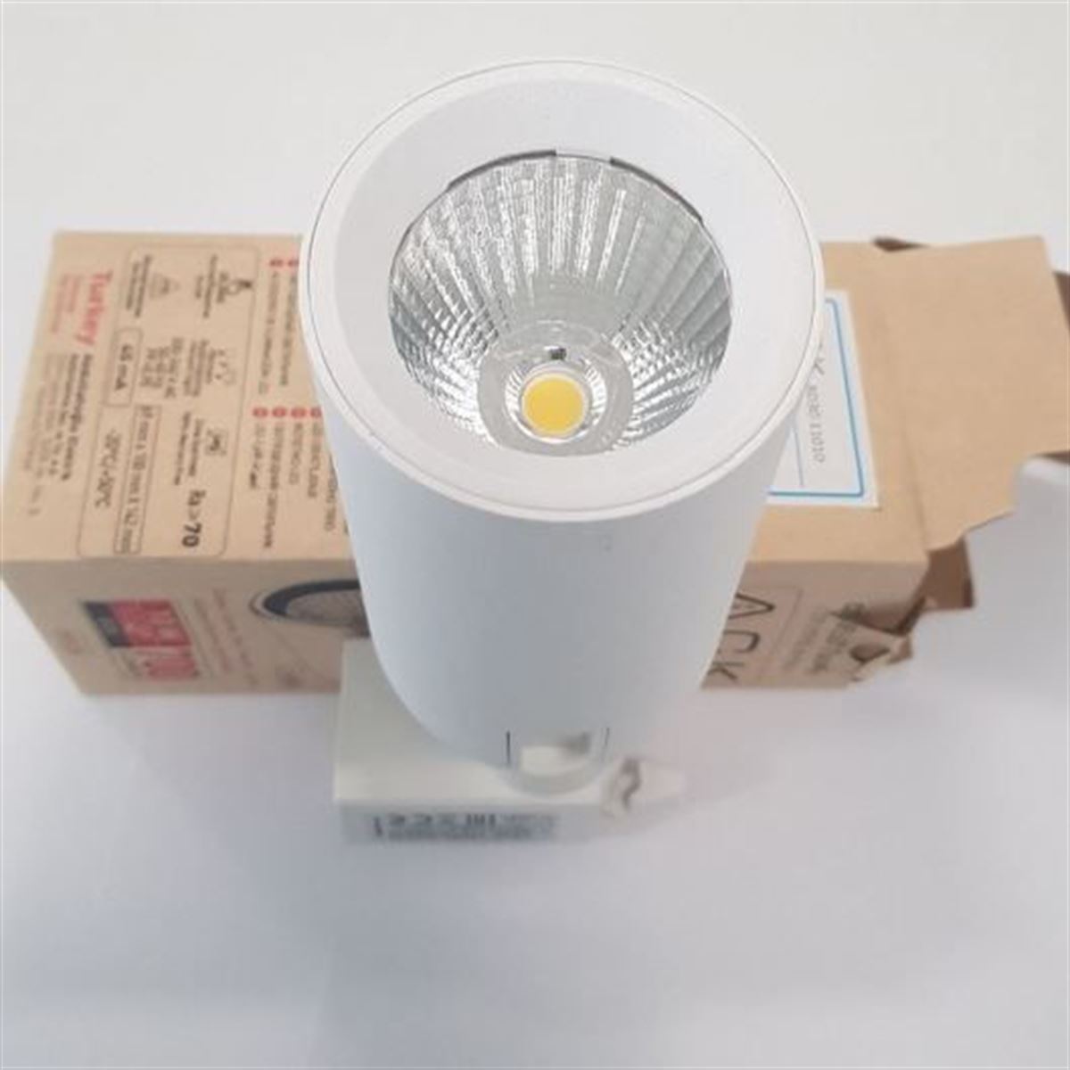 10W COB LED RAY ARMATÜR BEYAZ KASA 3000K 1