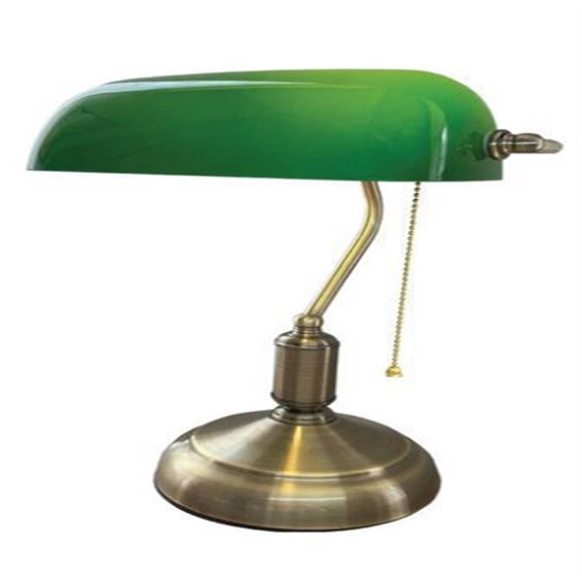 BANKER MASA LAMBASI YESIL CAM - ESKITME GOVDE E27 1