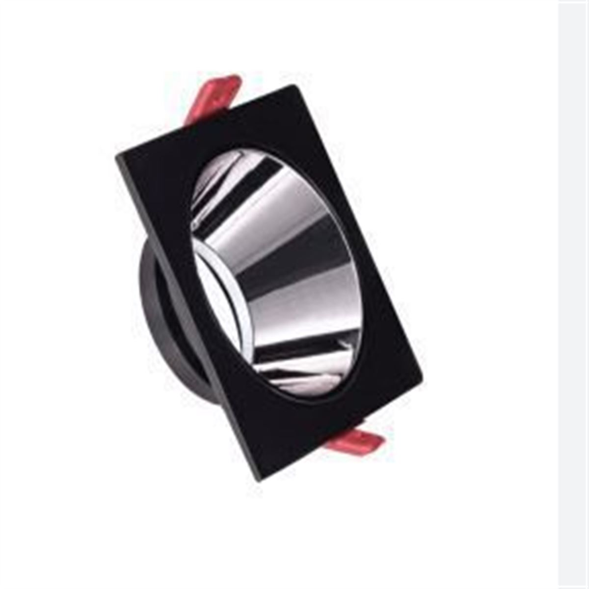 SİYAH KARE ÇERÇEVE / SİYAH KROM REFLEKTÖR SIVA ALT 1