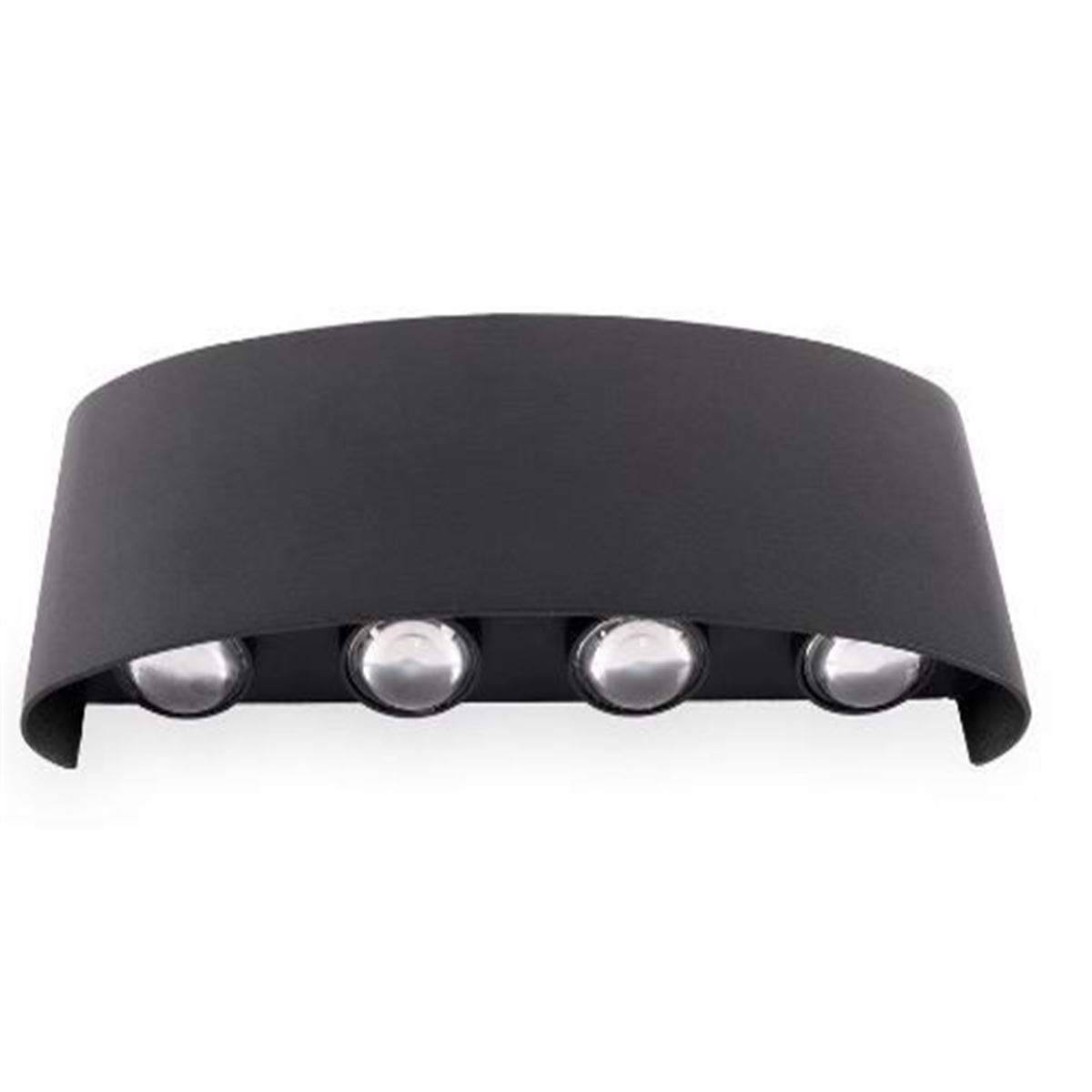 8*1W / SMD CHIP / SİYAH APLİK / 3000K / IP54 /SKD 1