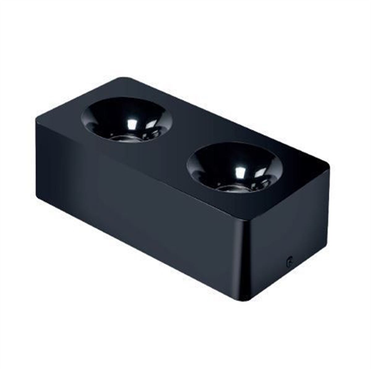 SIVA ÜSTÜ TAVAN ARMATÜRÜ 2*10W 3000K SİYAH 1