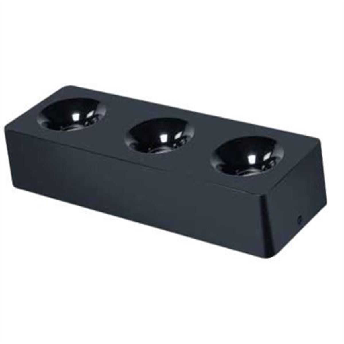 SIVA ÜSTÜ TAVAN ARMATÜRÜ 3*10W 4000K SİYAH 1