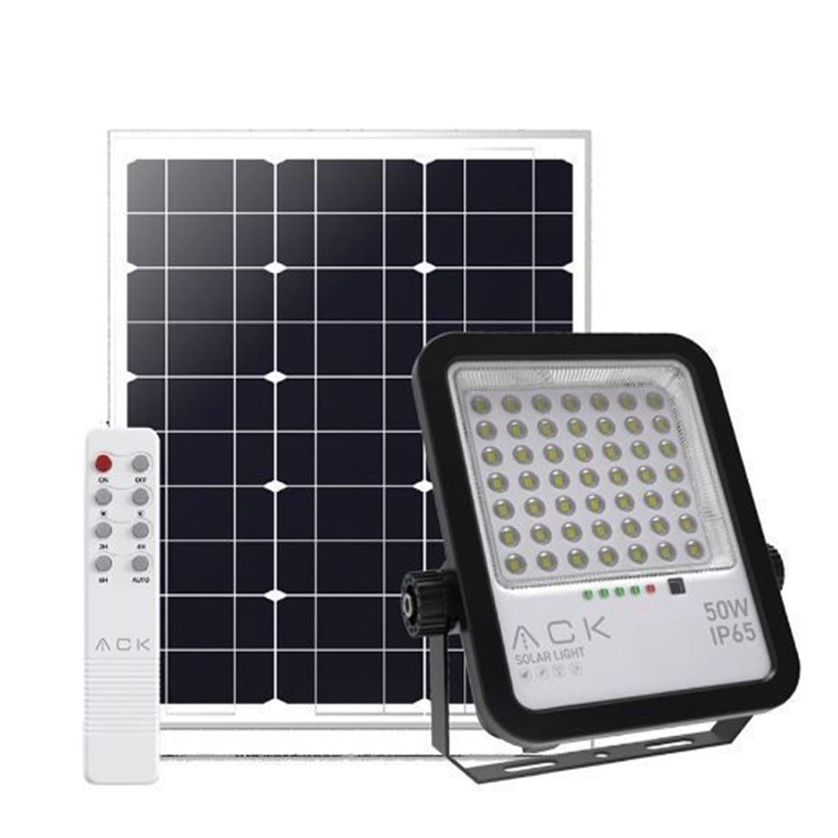 50W LENSLİ SOLAR LED PROJEKTÖR 6500K IP65 1