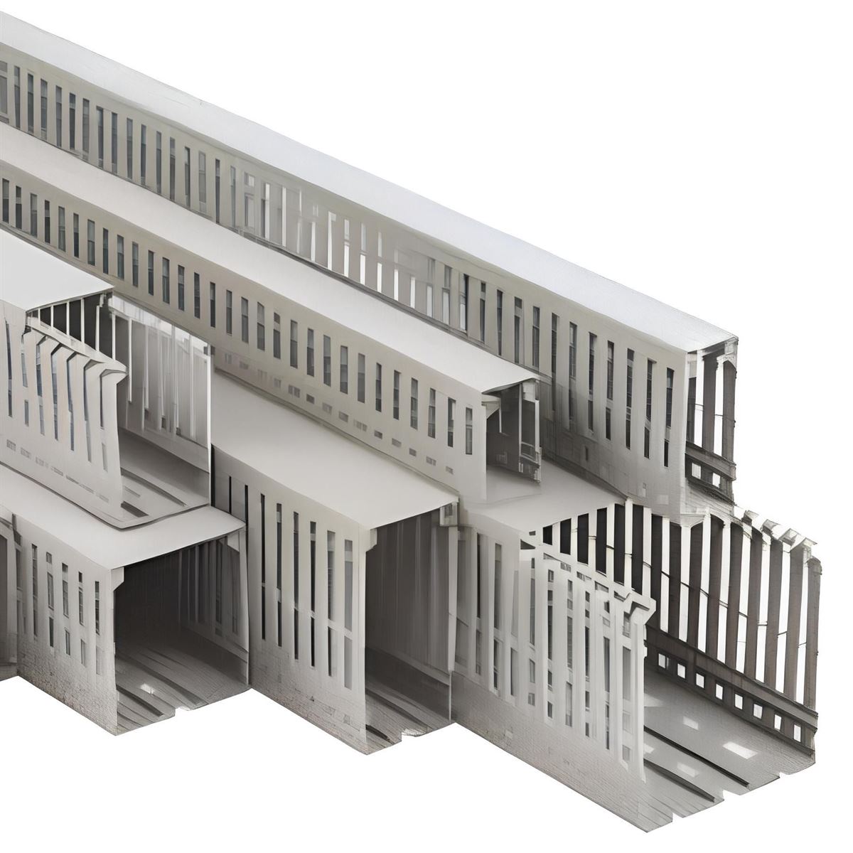 80x40 DELİKLİ PANO KANALI 1