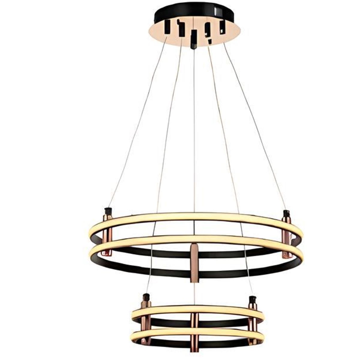 DEMRE YUVARLAK BÜYÜK TEKLI KROM 60W LEDLI 1