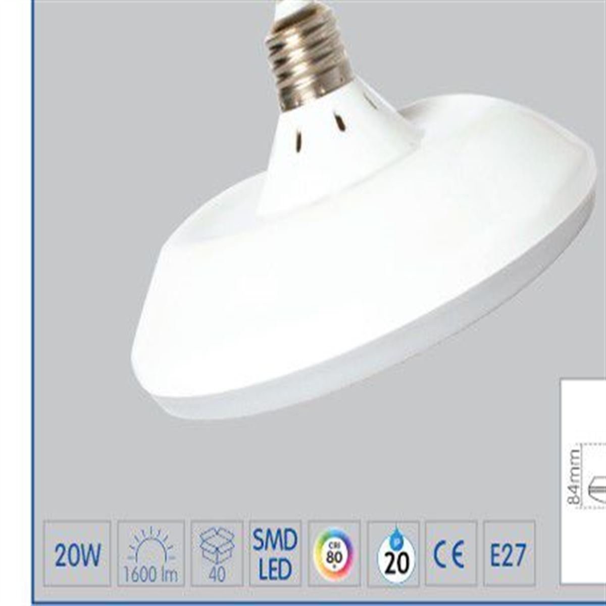20W LED AMPUL E27 1