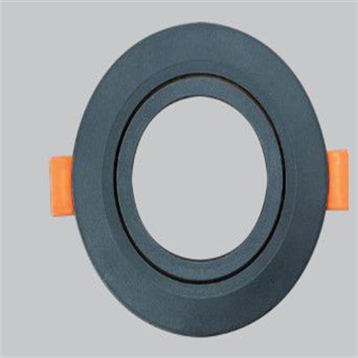 YUVARLAK GU10 DEKORATİF ARMATÜR SİYAH 1