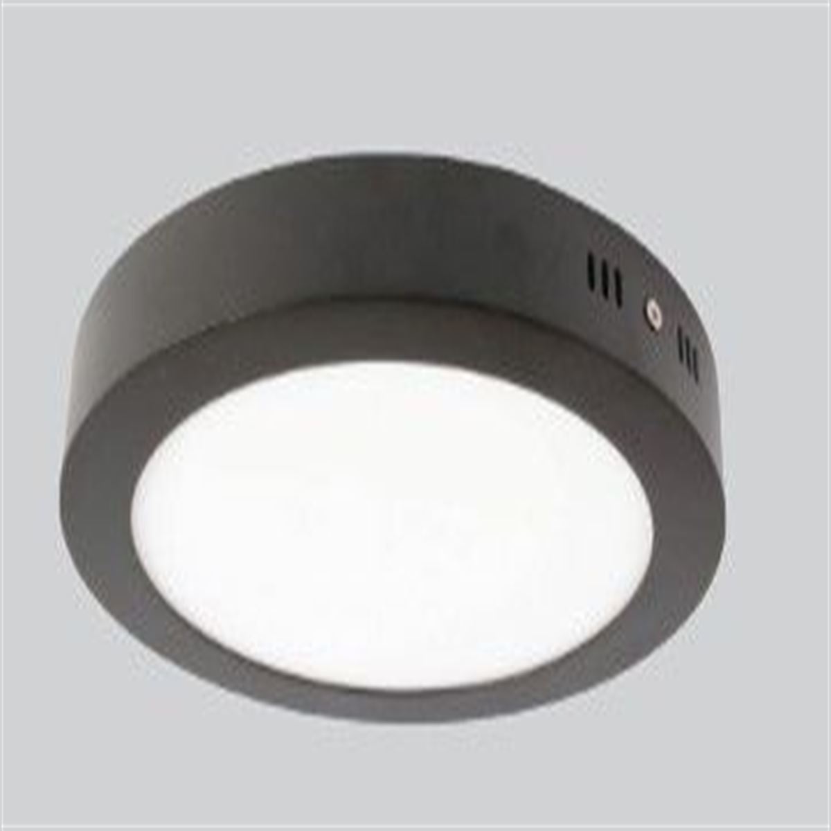 18W 1440 LMN SIVAÜSTÜ ARMATÜR SİYAH KASA YUVARLAK 1