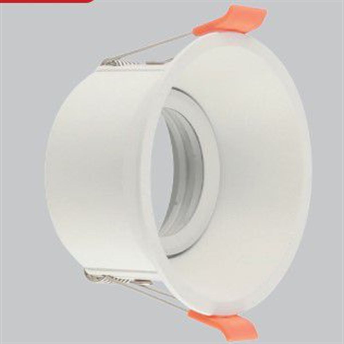 İKİLİ DEKORATİF ARMATÜR YUVARLAK  BEYAZ 1