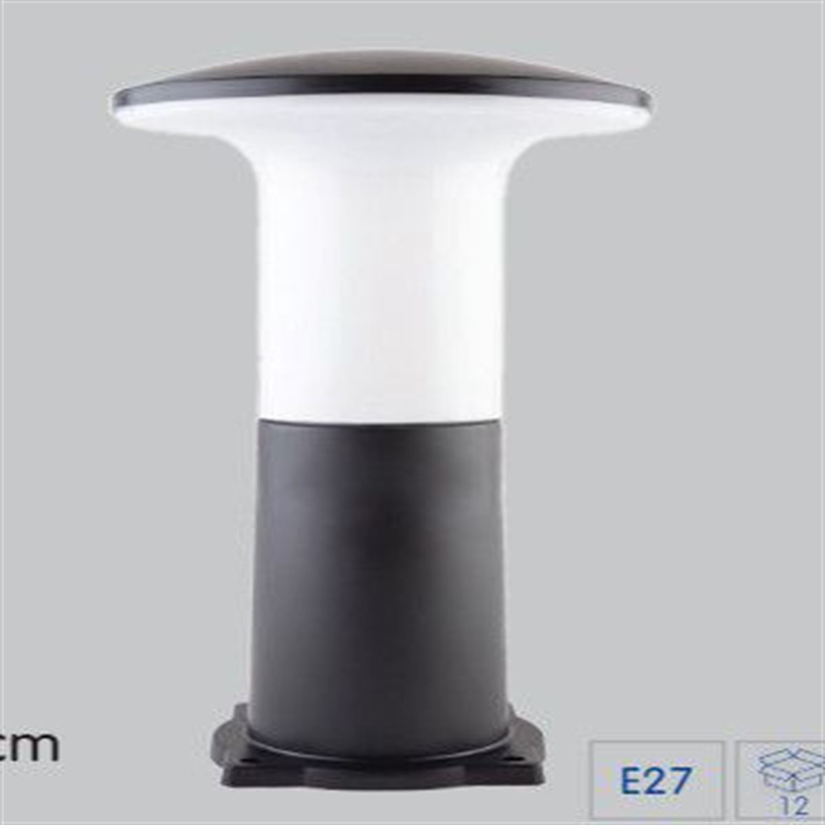 PLASTİK GÖVDE E27 DUYLU BAHÇE ARMATÜRÜ 1
