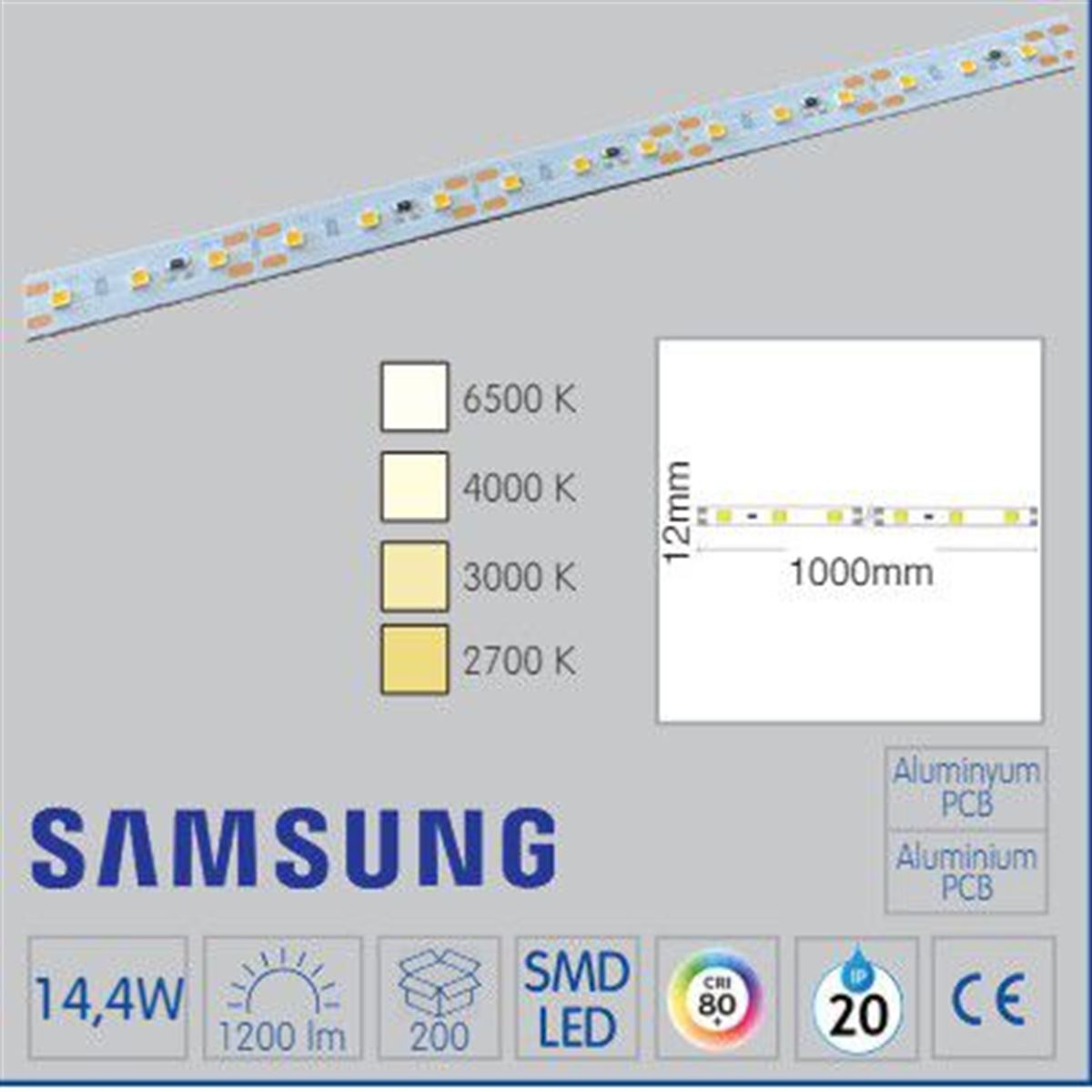 DC 12W ÇUBUK LED 1
