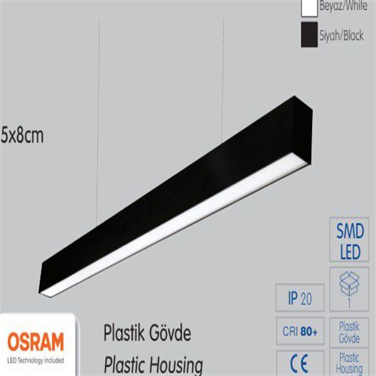 30W/100CM LİNEER ARMATÜR 1