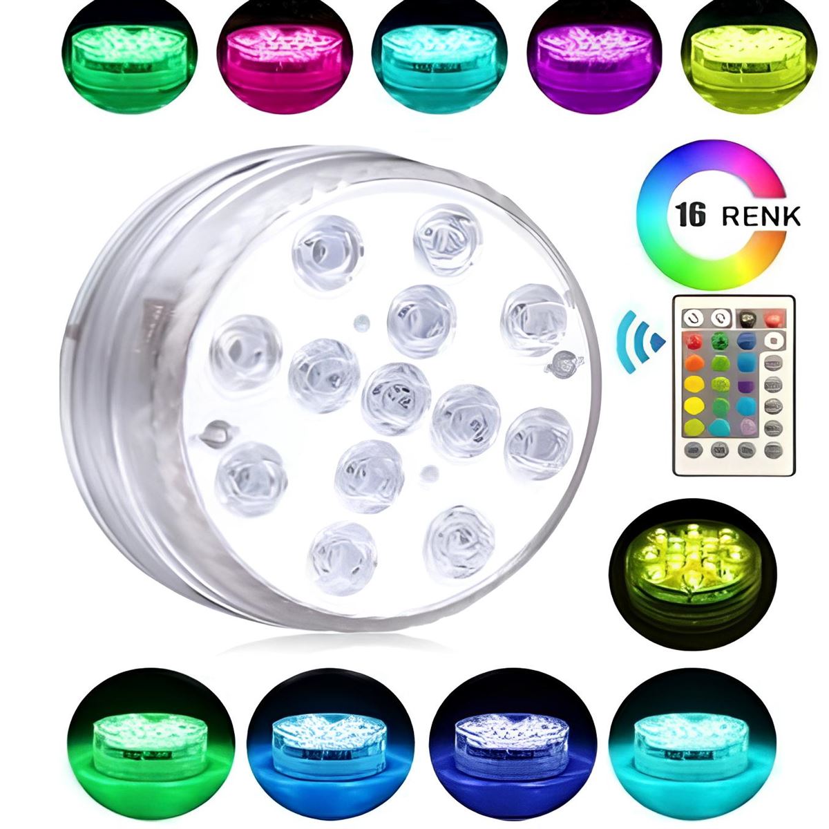 9W HAVUZ VE AKVARYUM ARMATÜRÜ (RGB) 1