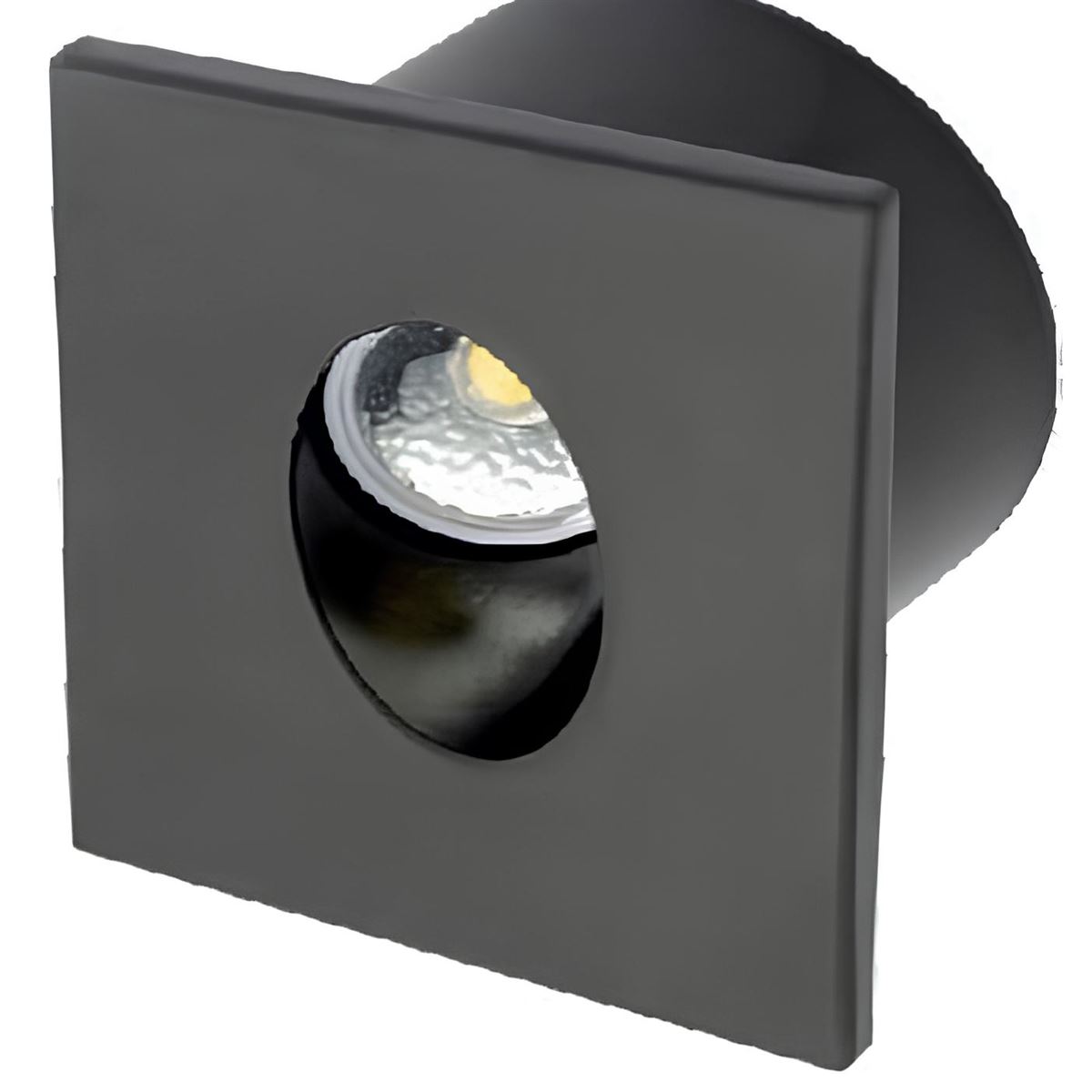 3W LEDLİ KORİDOR ARMATÜRÜ SİYAH KASA(BEYAZ) 1