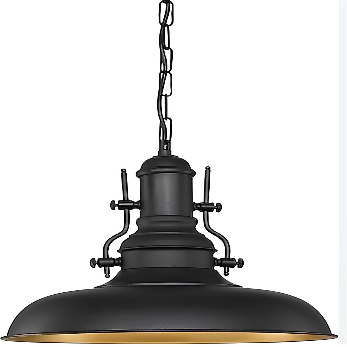 DEKORATİF SARKIT ARMATÜR (SİYAH+SARI+32cm) 1