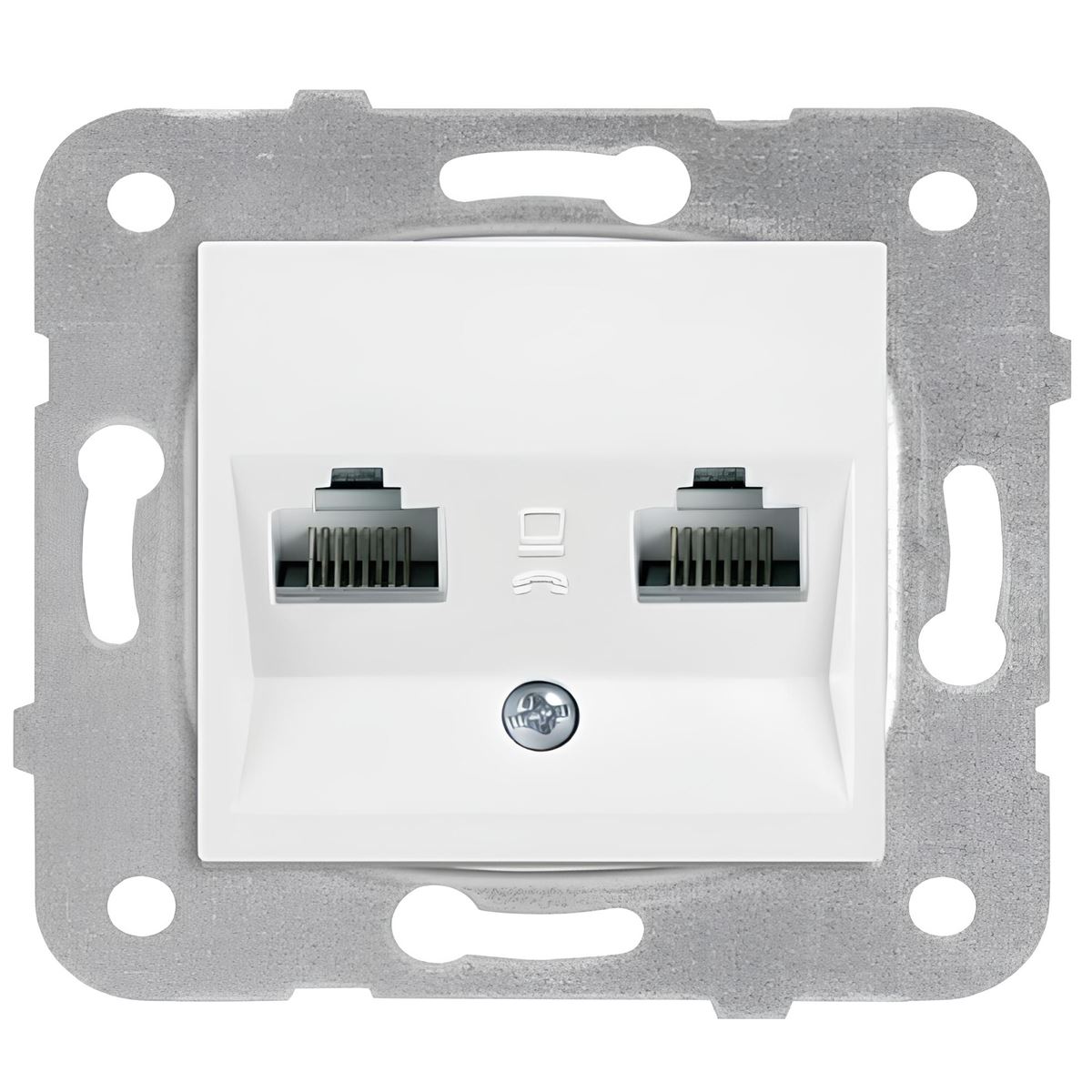 Data Prizi+ Nümeris Priz (RJ45 CAT6 + RJ11 CAT3) 1