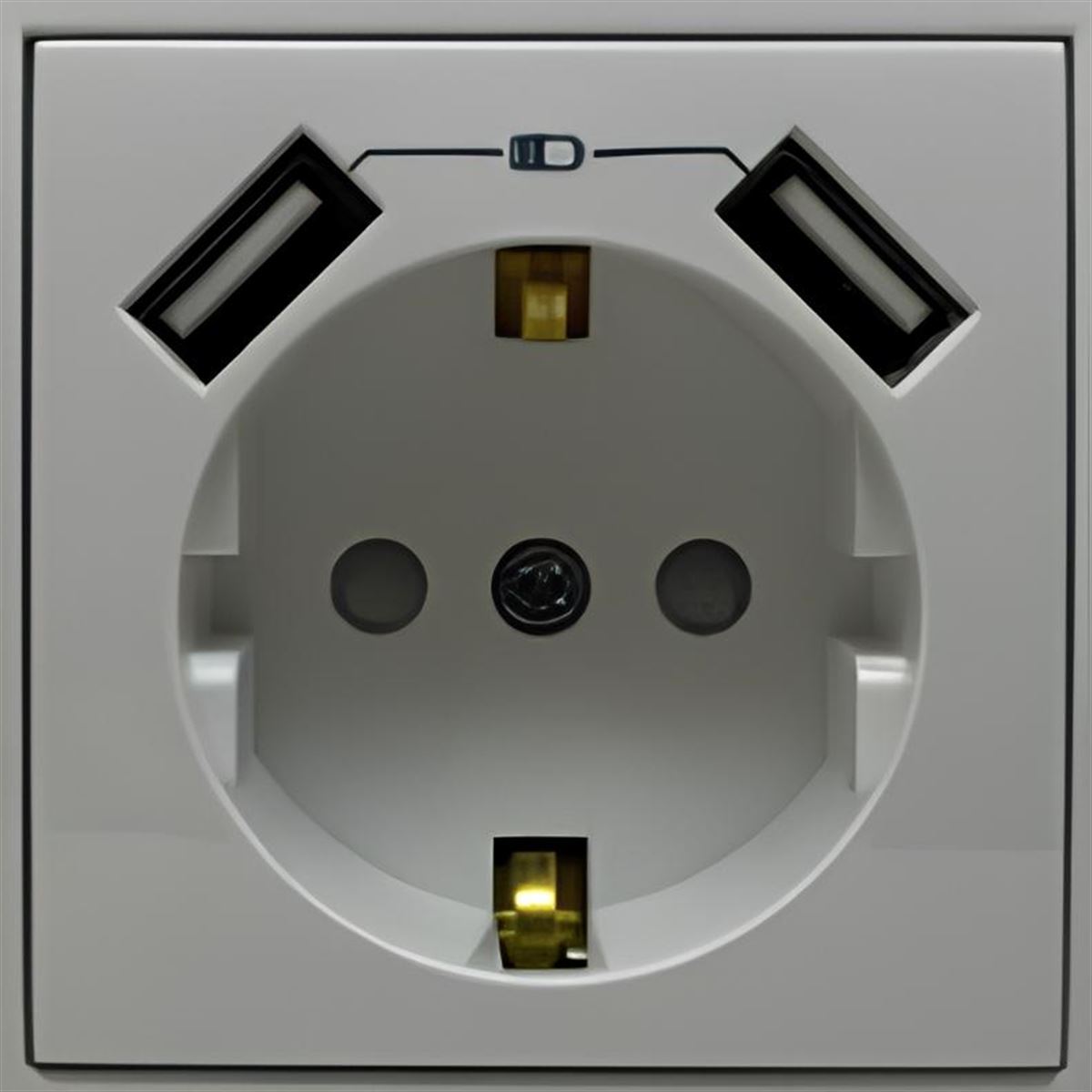 Cocuk Korumali ikili USB (Type C+A) 2,4A Toprakli 1