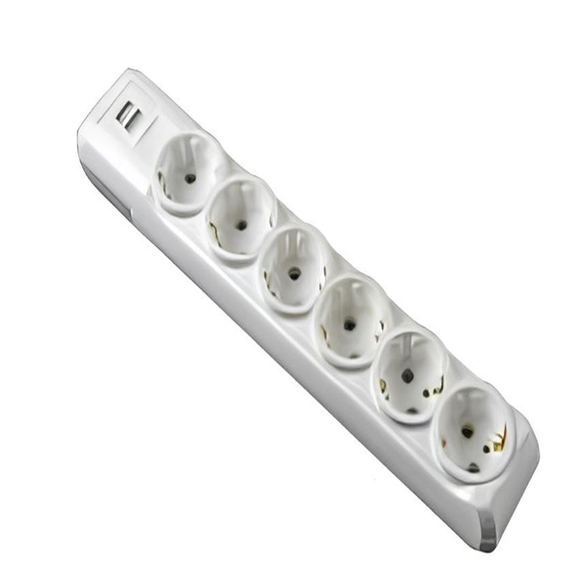 6' LI USB TOPRAKLI 2 MT KABLOLU GRUP PRİZ 1