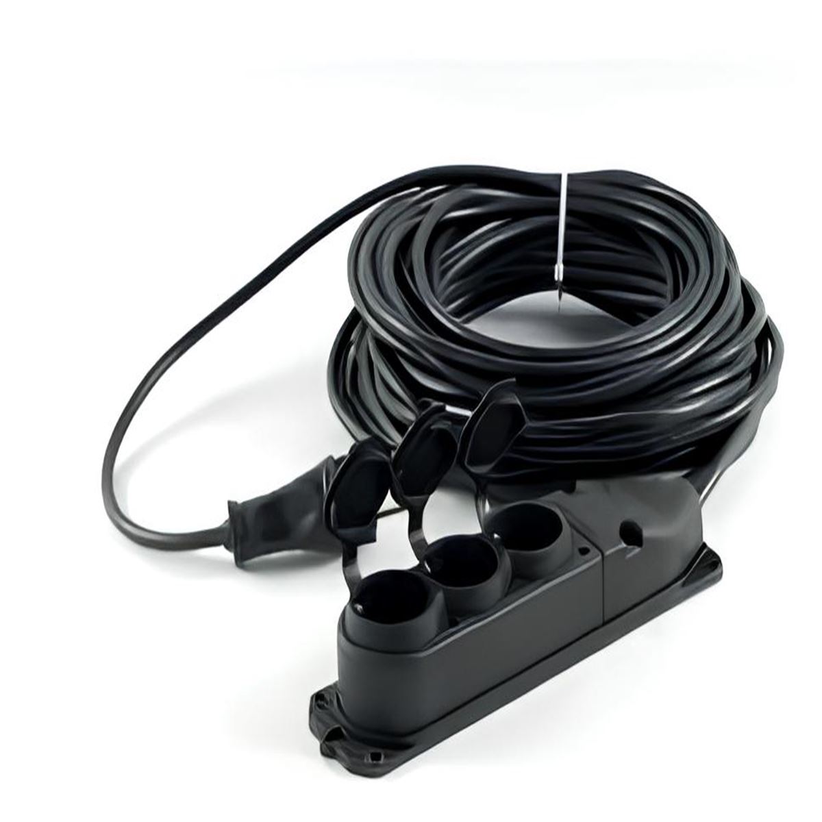 3 X 1  20 MT BAKIR KABLOLU İKİLİ KAUÇUK GRUP PRİZ 1