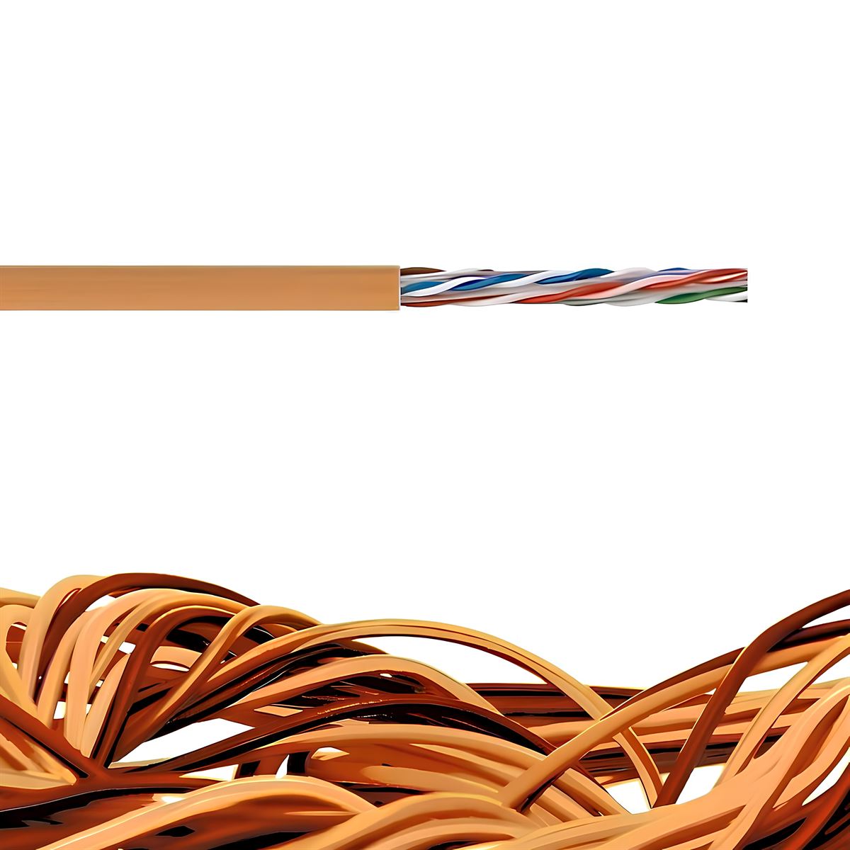 ERLINE CAT-6 U/UTP LSZH 4x2x23 AWG TURUNCU 1