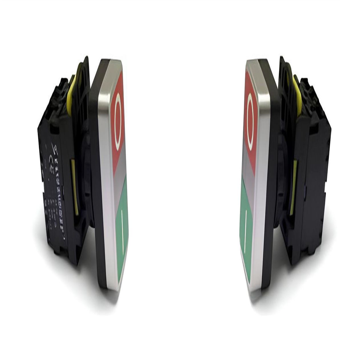 1NC+1NO LED IŞIKLI İKİZ BUTON  (24V AC-DC) KIRMIZI 1