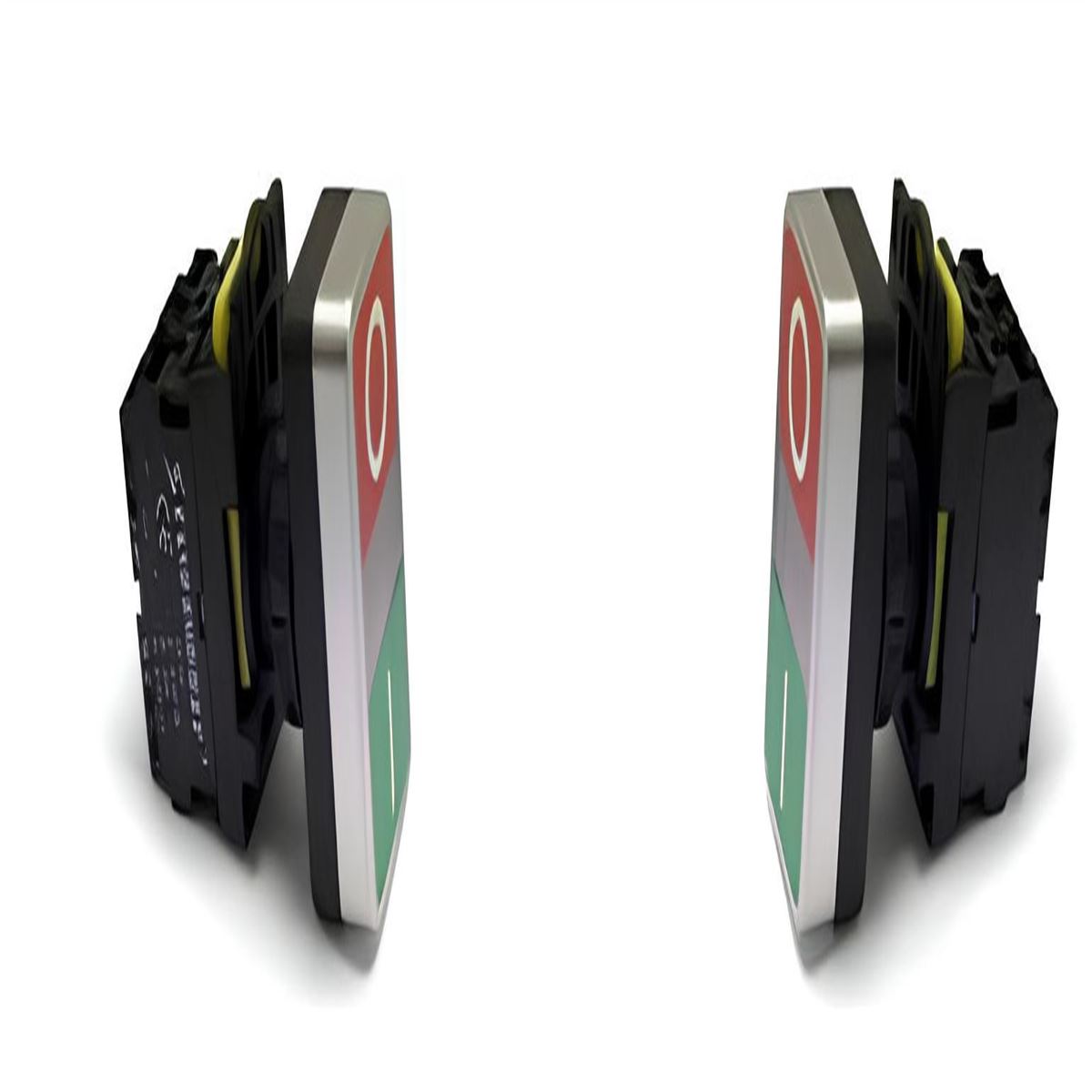 1NC+1NO LED IŞIKLI İKİZ BUTON  (220V AC) KIRMIZI-Y 1