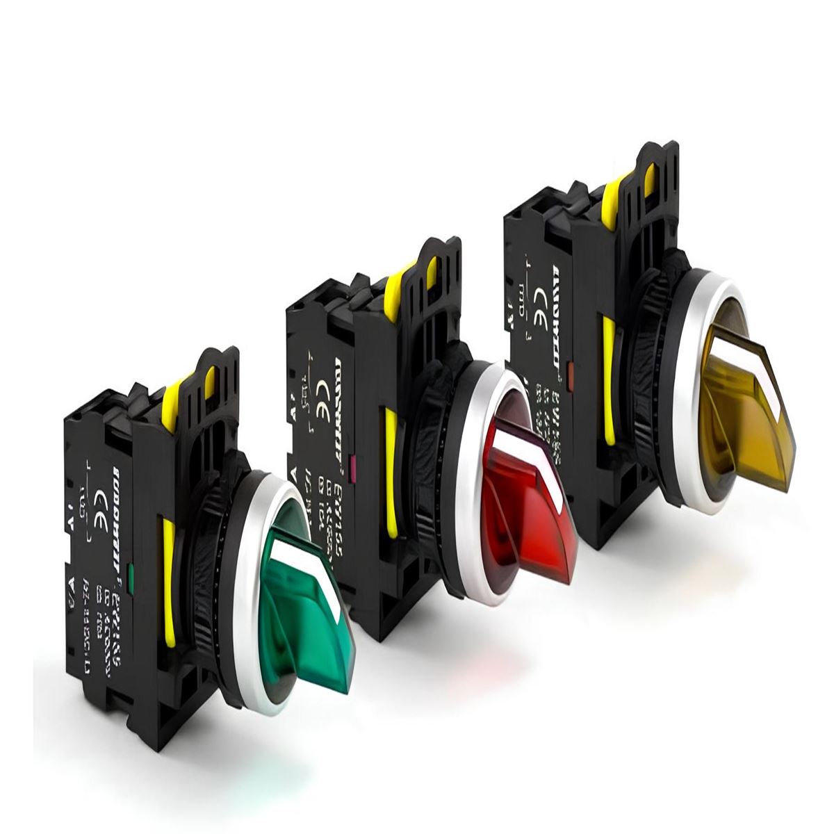 1NO MANDAL BUTON (0-1) 220V AC-DC SARI 1