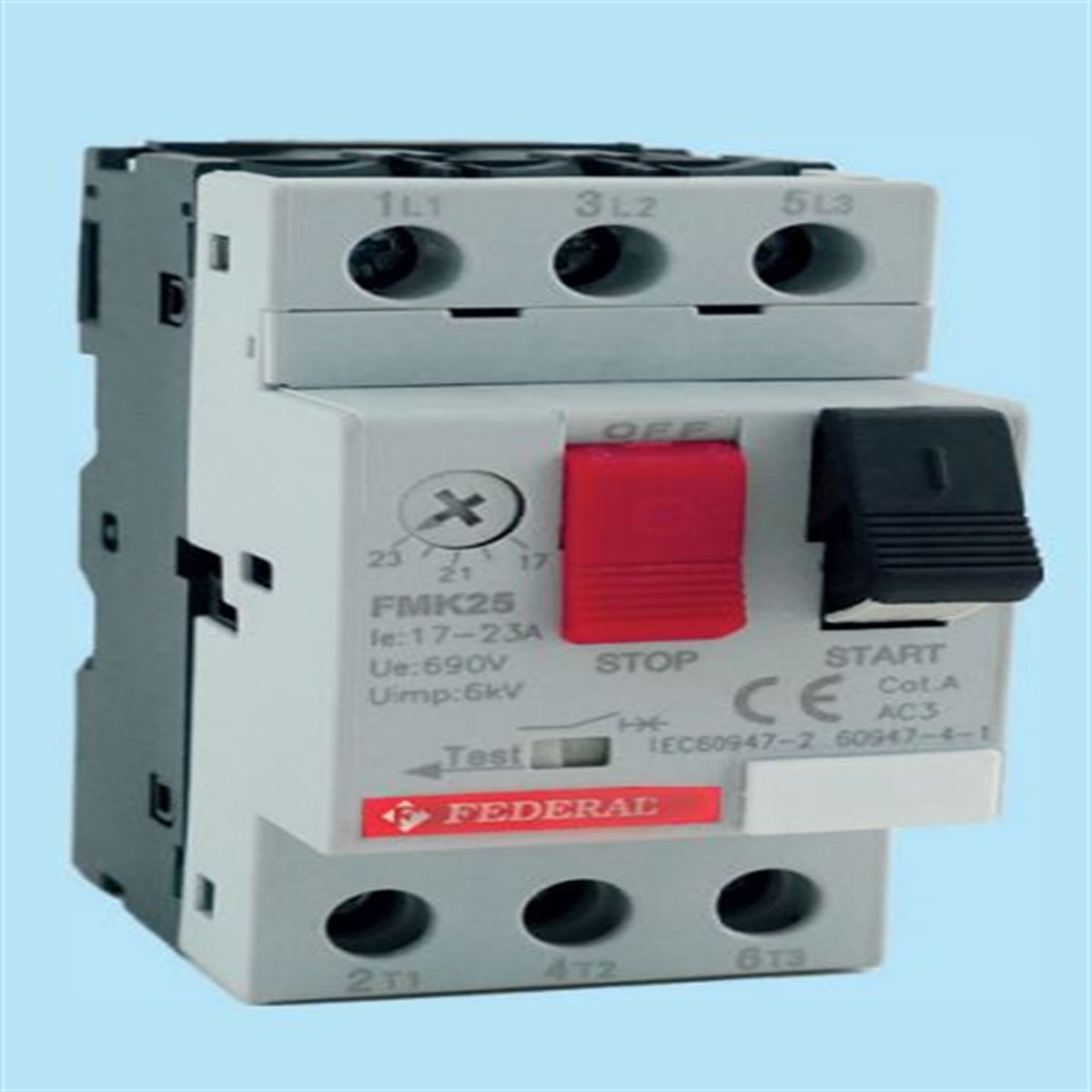MOTOR KORUMA ŞALTERİ FMK25 3P 0,25..0,4A 1