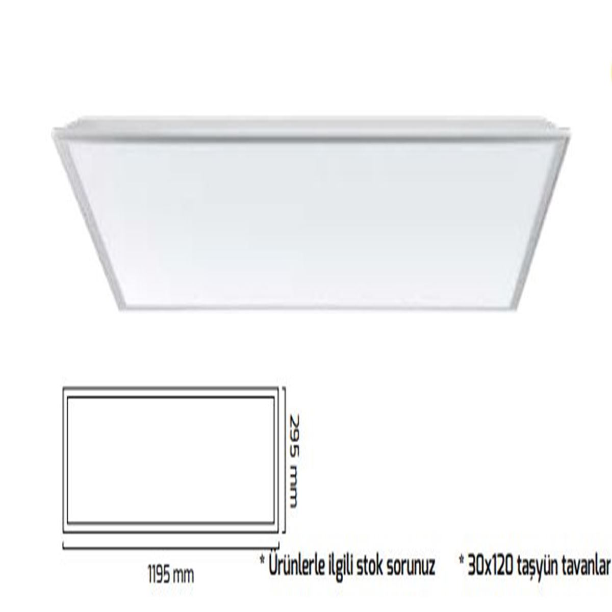 GY 1793-6060 BEYAZ 48W 4000K CG TAŞYÜN BACKLIT ARM 1