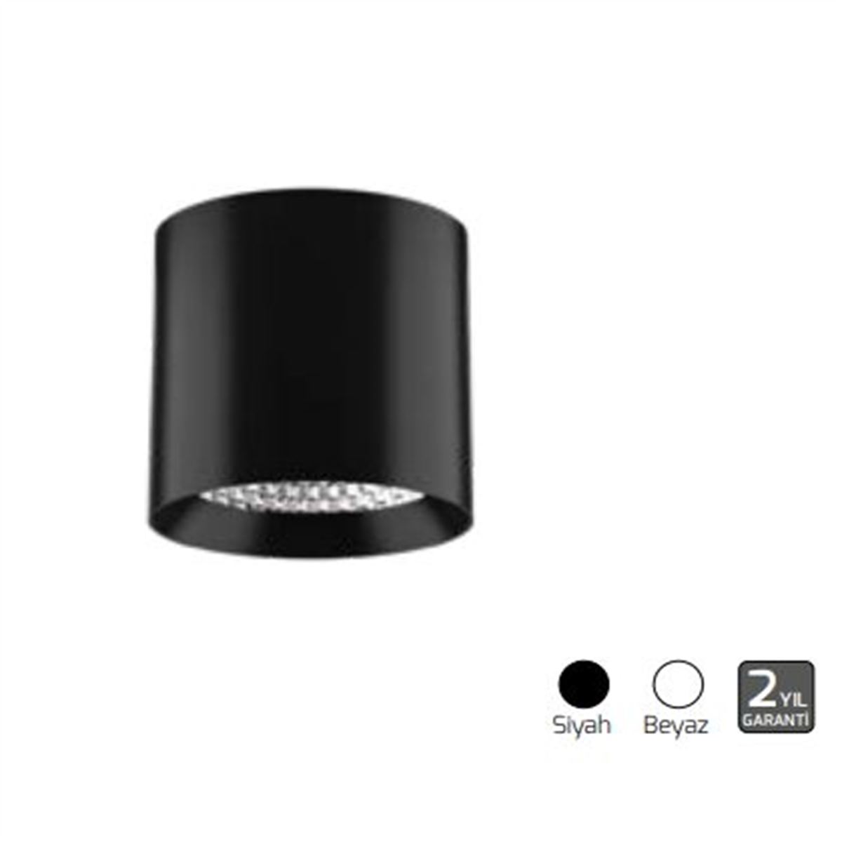 GY 1854 SİYAH 30W 60° 6500K SG LED S.Ü. ARMATÜR* 1
