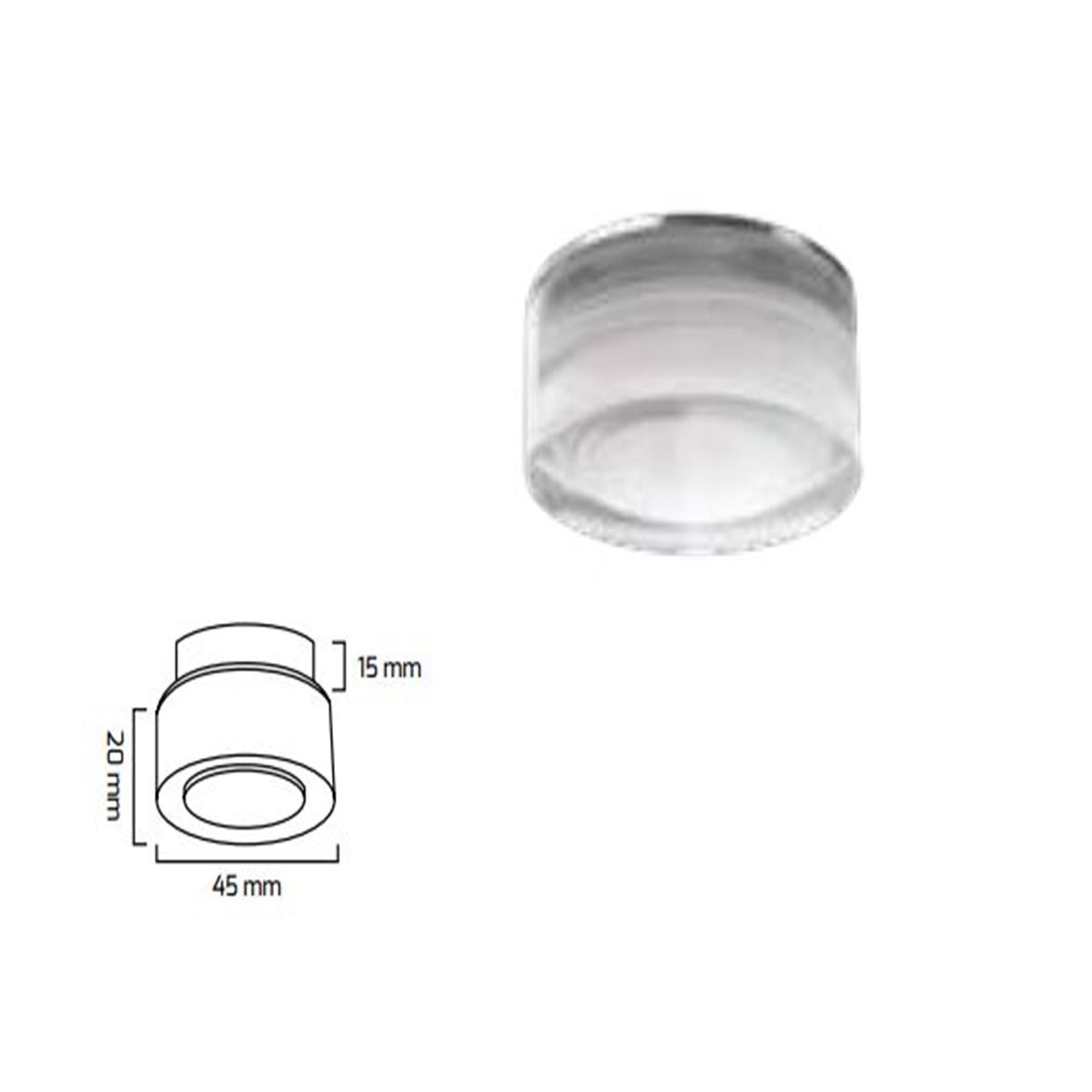 GY 2430 - COB LED YILDIZ SPOT ARM. 3W 3000K 1