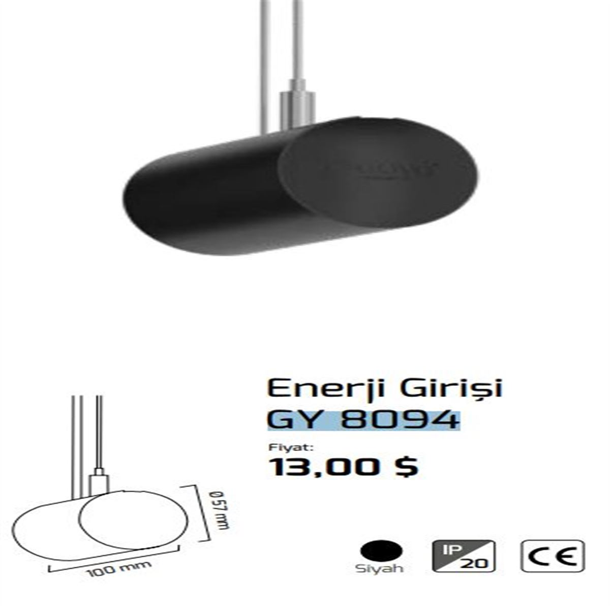 GY 8094 BEYAZ LİNEER ARM. ENERJİ GİRİŞİ* 1