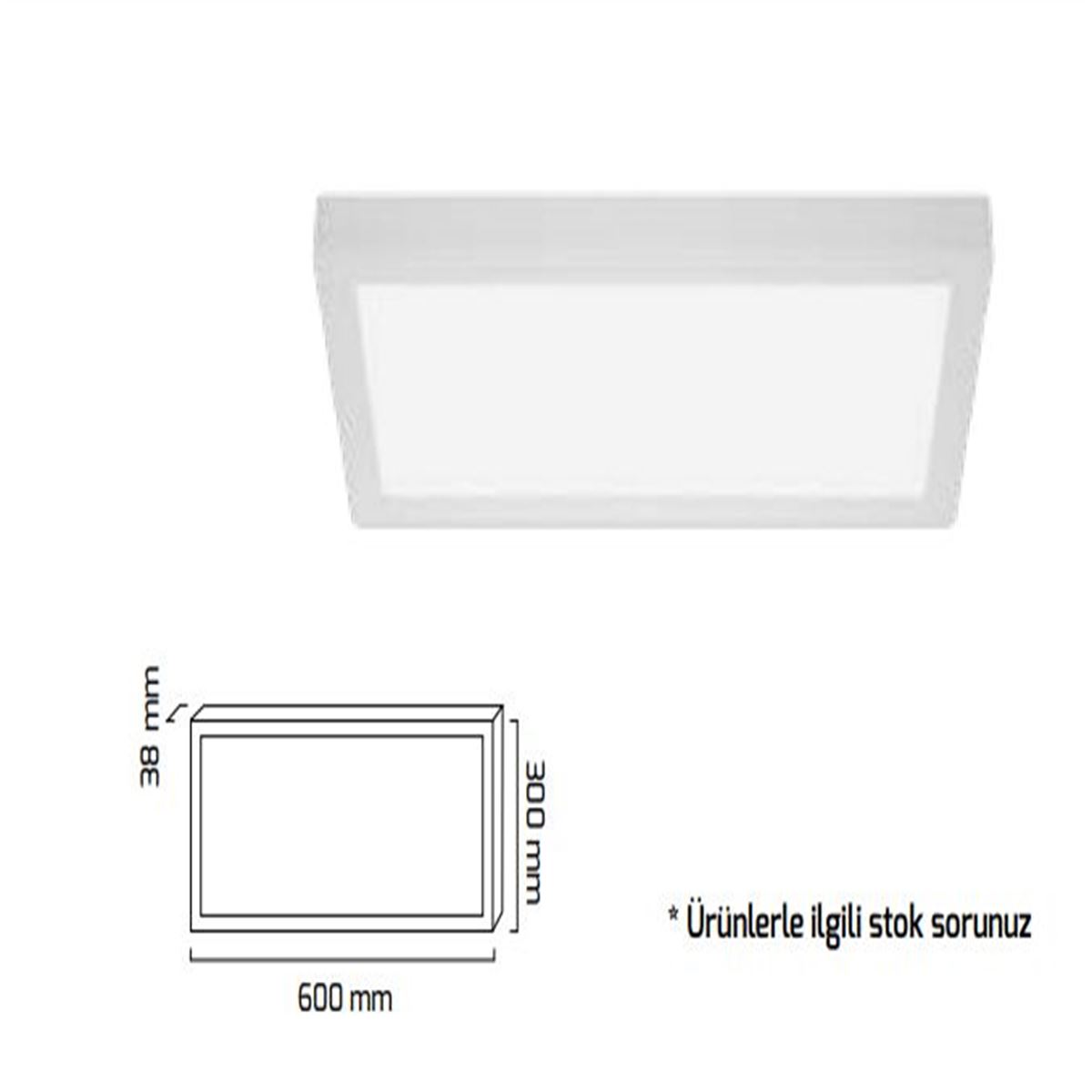 GY 1891-3060 SİYAH 32W 6500K CG S.Ü. BACKLIGHT ARM 1