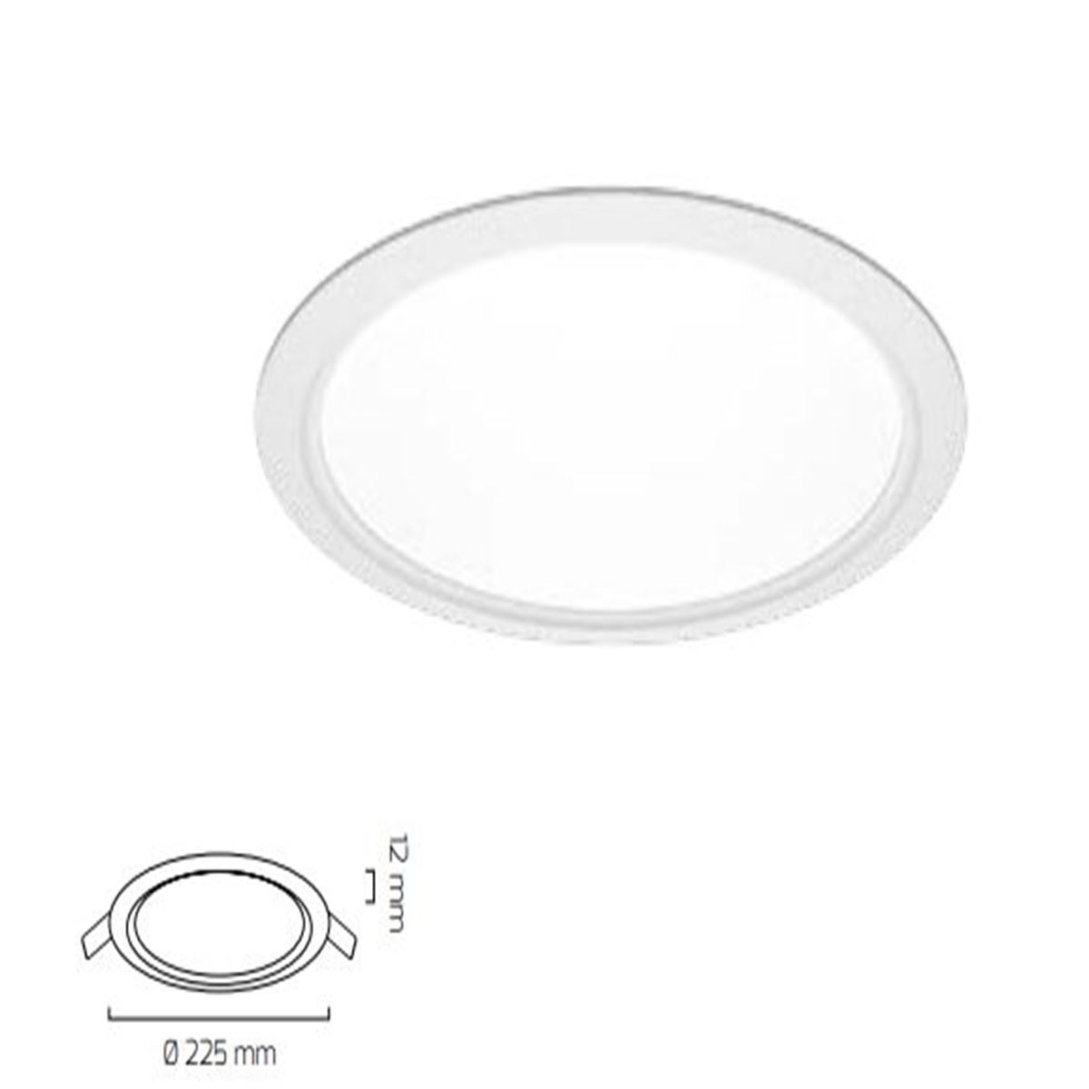 GY 1778 RAL 7006 18W 6500K SC SLİM PANEL ARM. 1