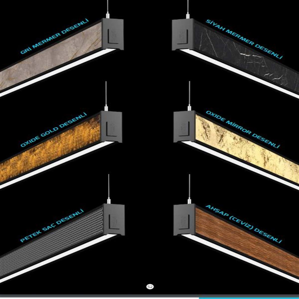 GY 8046-180 cm SİYAH 4000K SO LİN ARM* 1