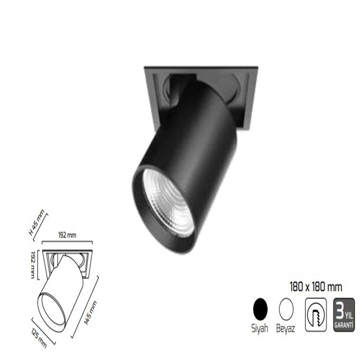 GY 3151-42 BYZ 42W 40° 3000K SO COB LED S.A.ARM* 1