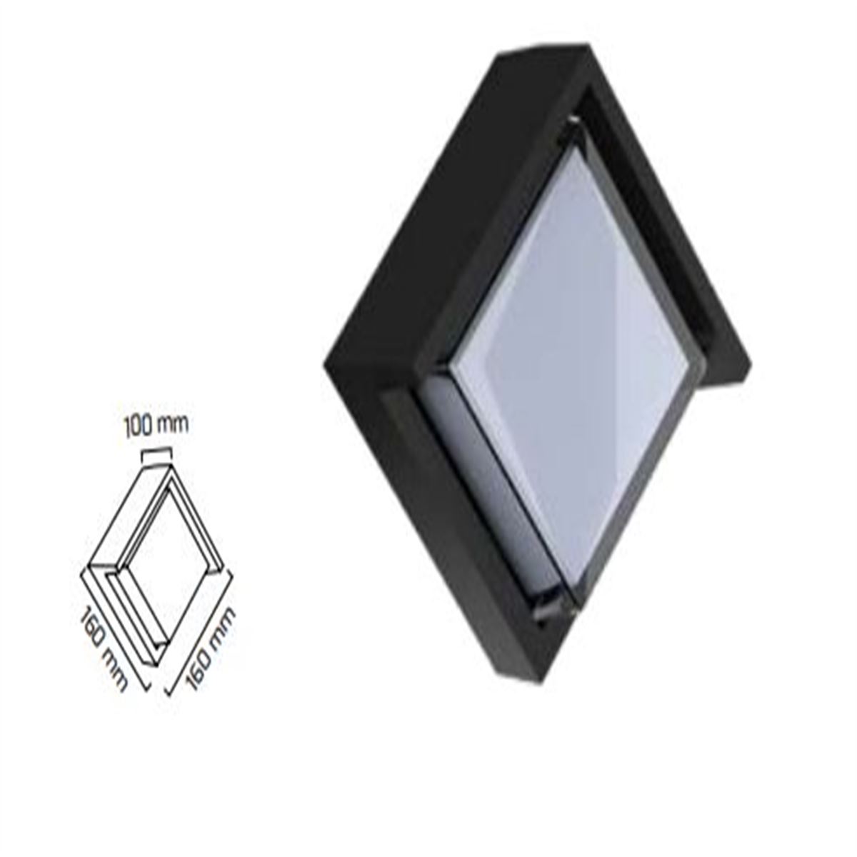 GY 6218 SİYAH 10W 36° 3000K SG LED BAHÇE ARMATÜRÜ* 1