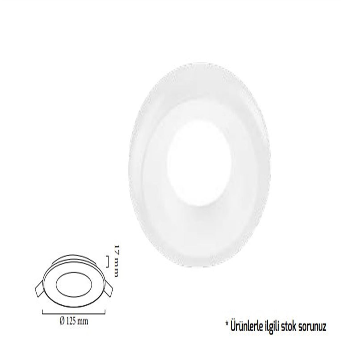 GY 1739D WW- SMD LED DOWNLIGHT ARM. 9W 3000K+MAVİ 1